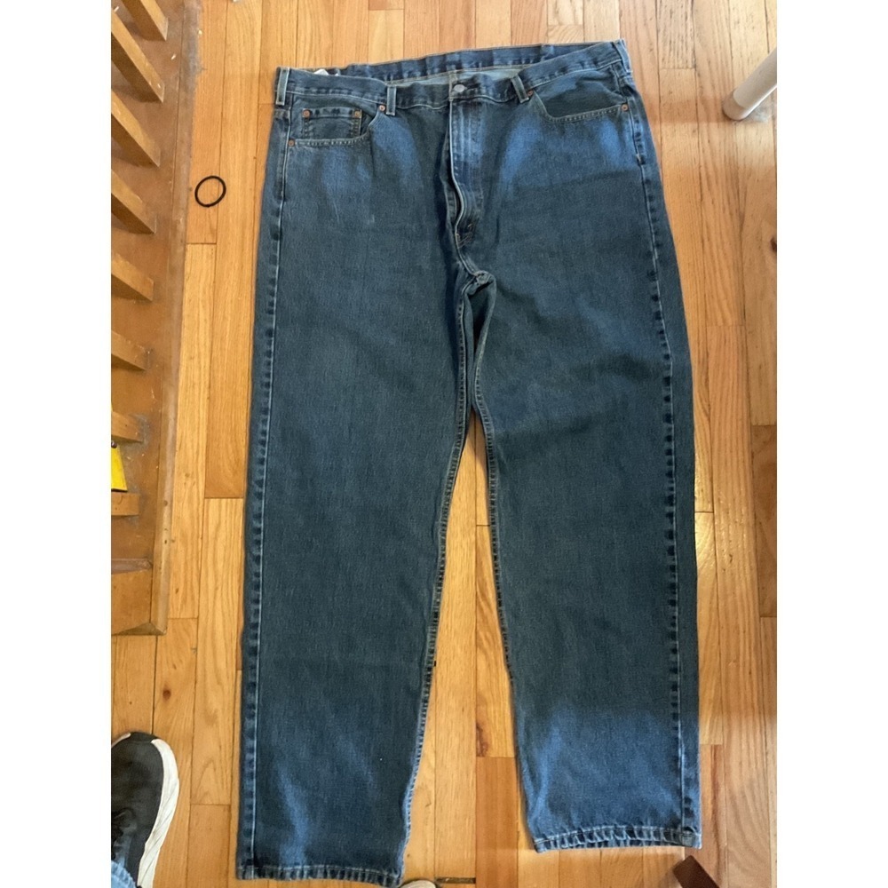 Levi's 550‎ Relaxed Fit Jeans Men's 46x28 Blue Denim Tapered Leg Classic